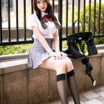 嫩模周于希制服,青春活力尽显